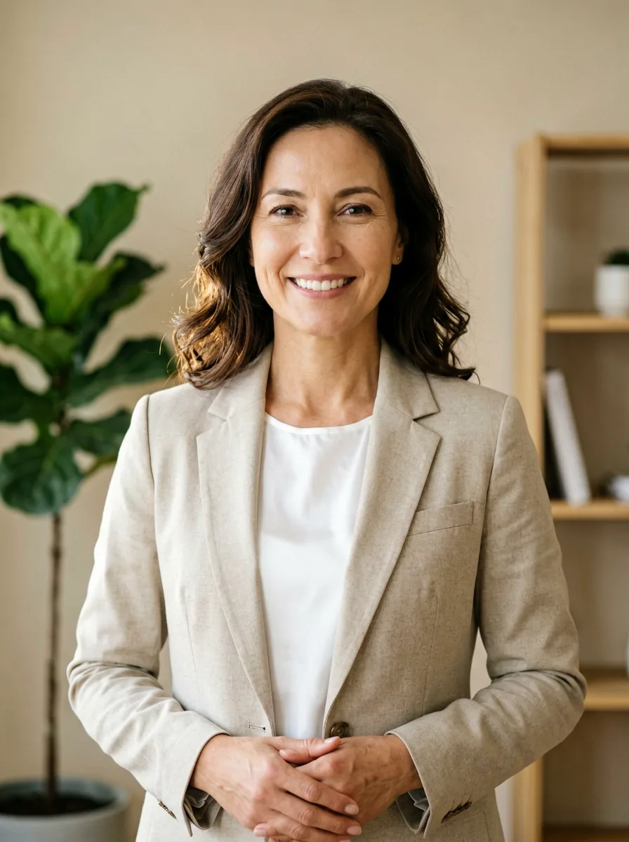 Heilpraktikerin in ihrer Praxis