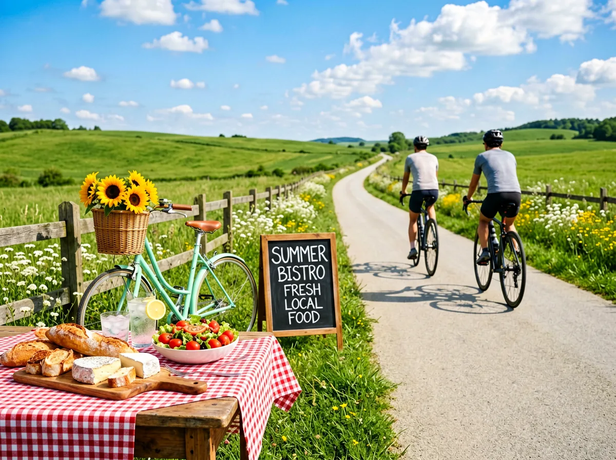 Radweg durch das Geiseltal