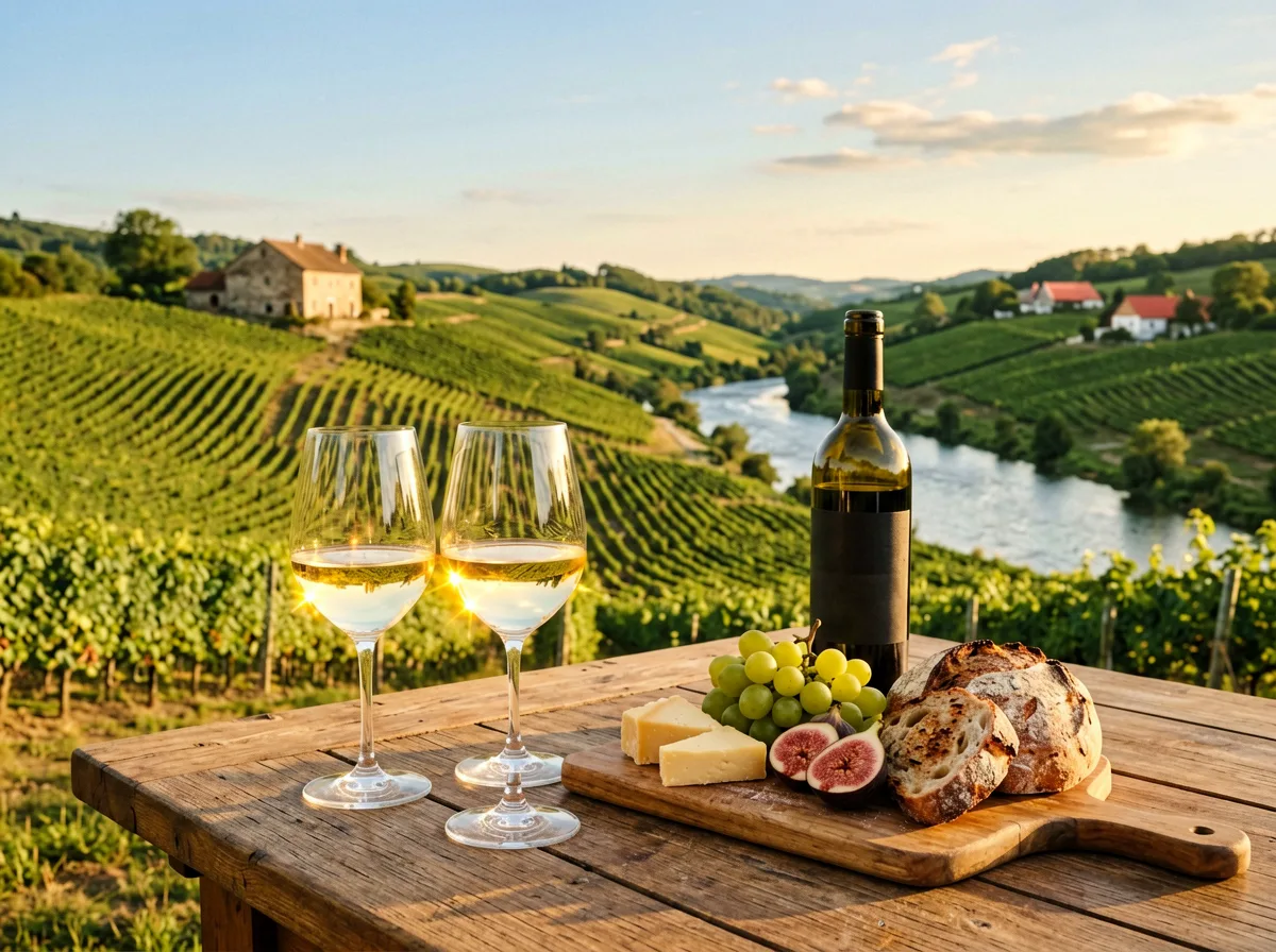 Weinberg an der Saale-Unstrut-Region