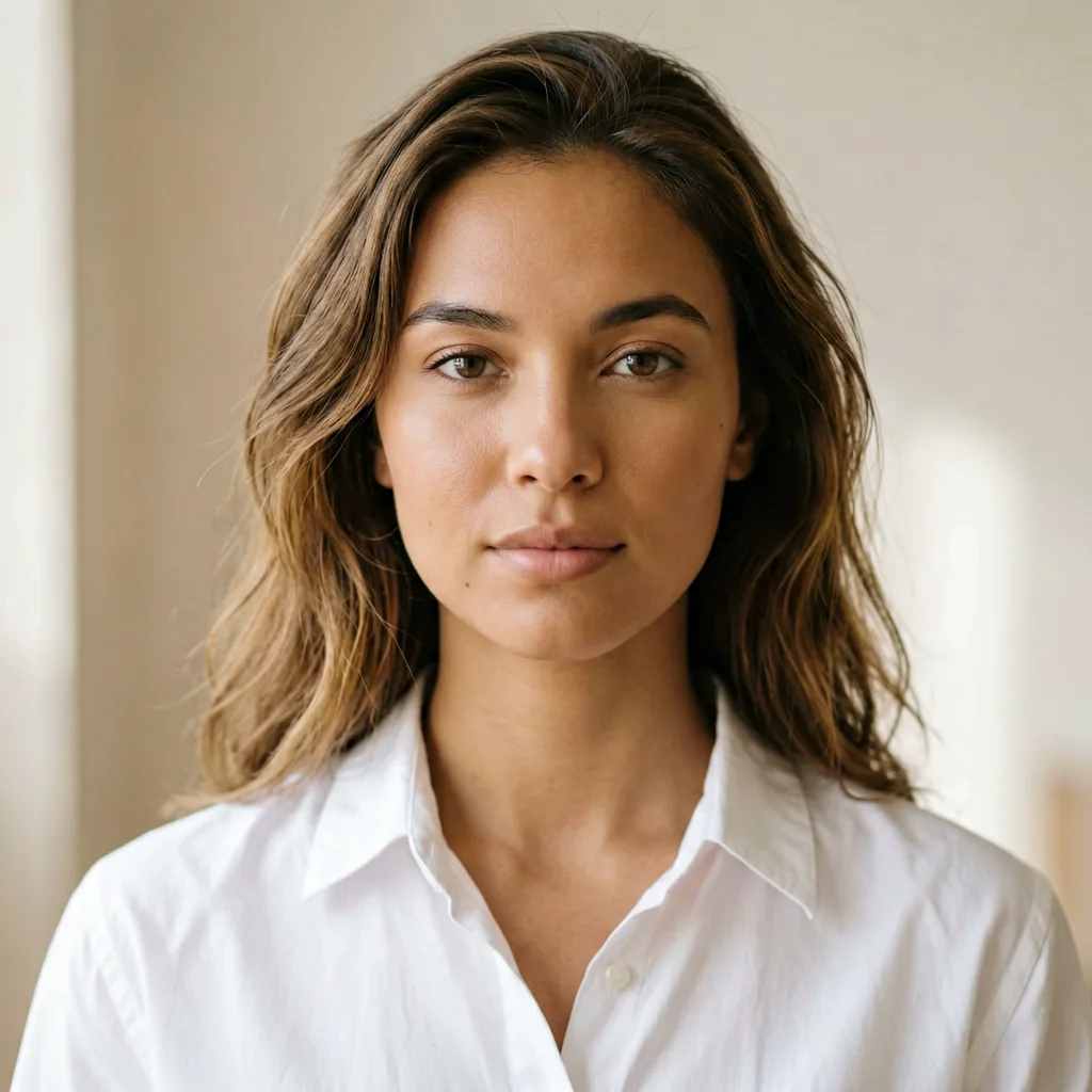 Portrait einer Frau im natürlichen Tageslicht