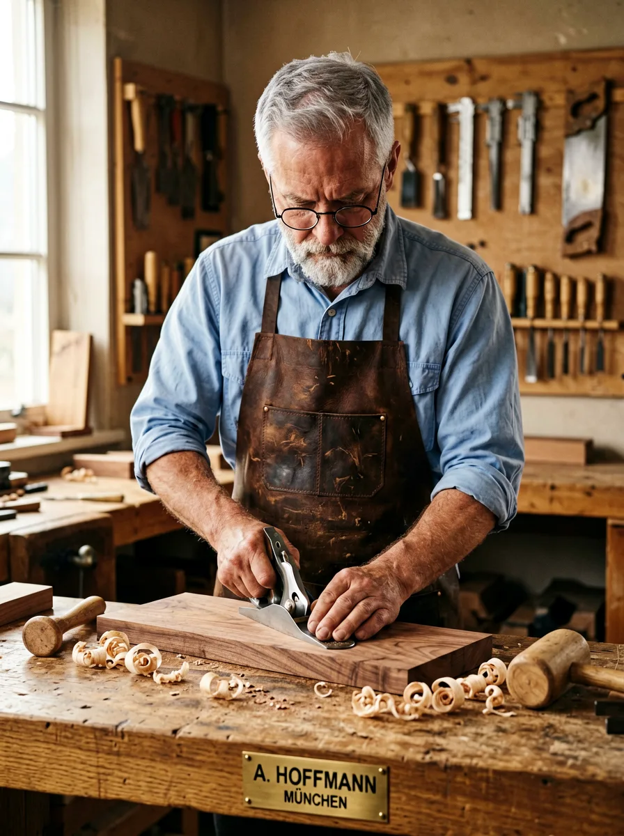 Martin R. Lauber in seinem Atelier
