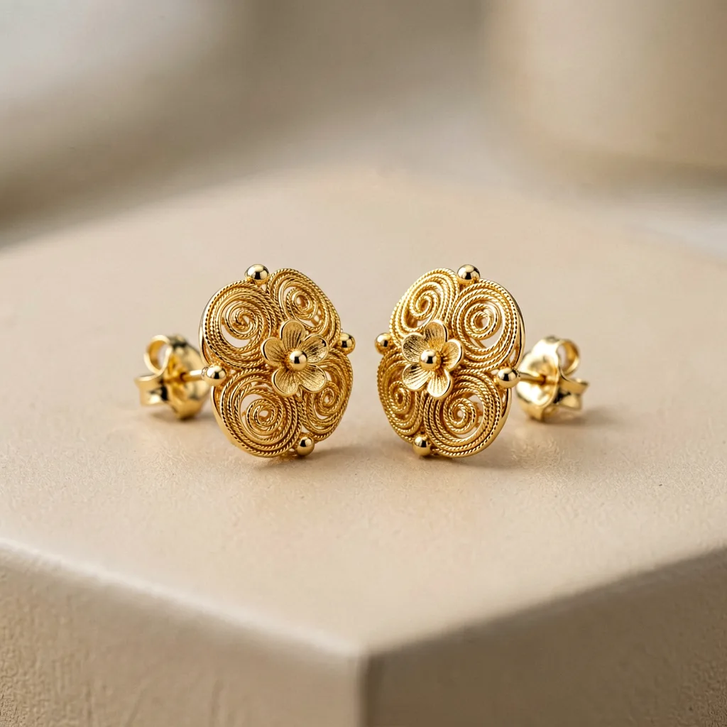 Ohrstecker · Gelbgold mit Brillant