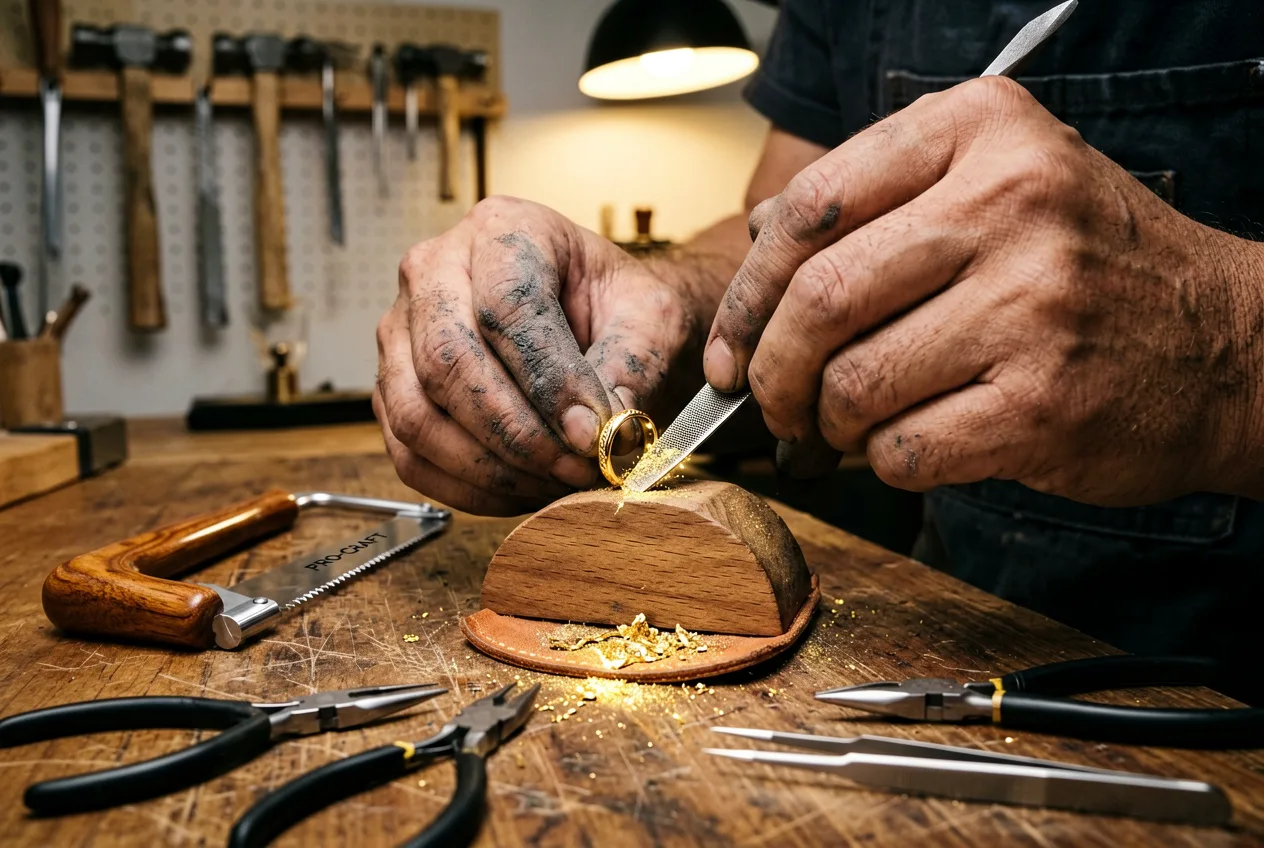 Werkstatt mit Goldschmiede-Werkzeug — Frankfurt (Oder)