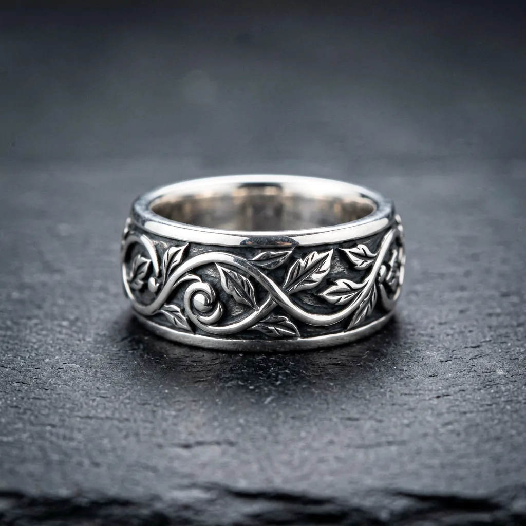Siegelring · 925er Silber, Handgravur