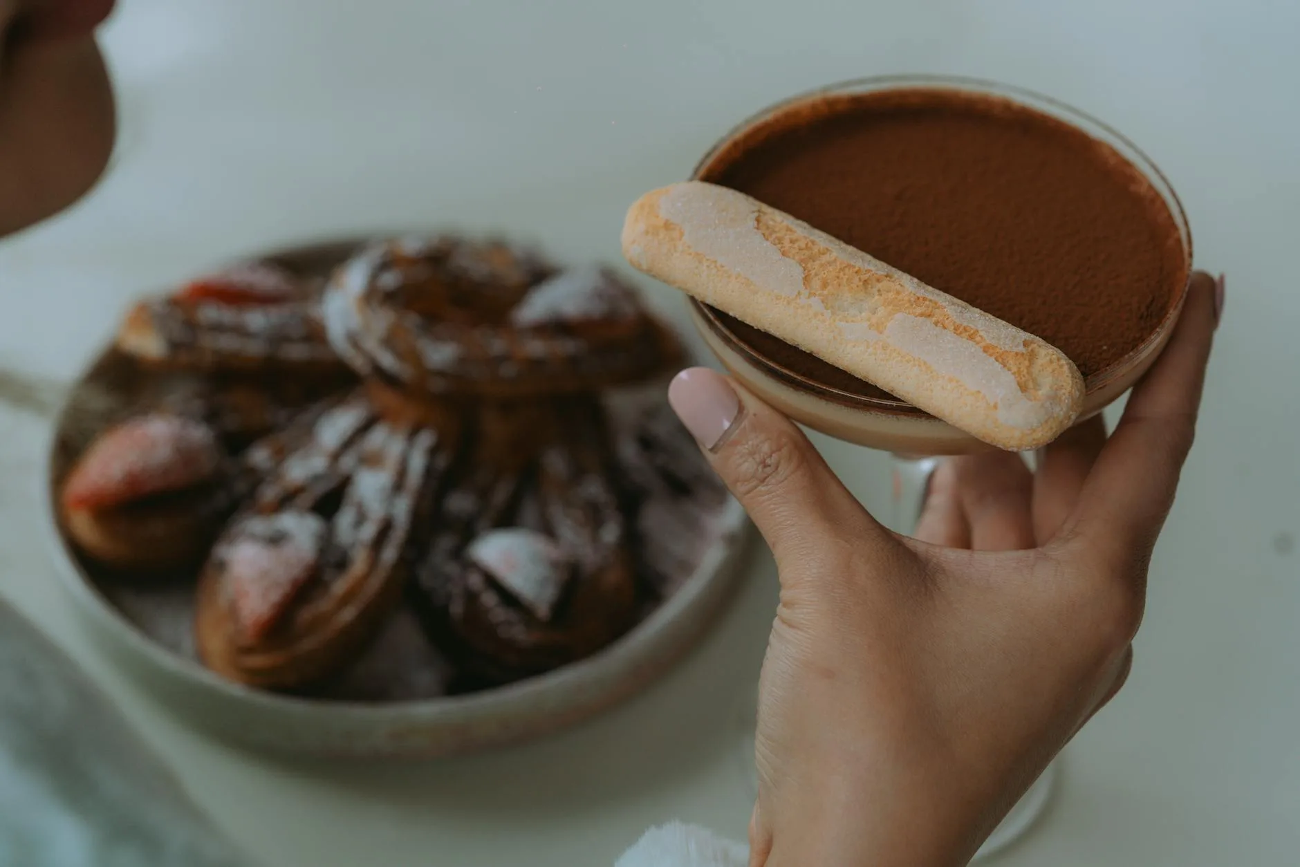 Italienisches Dessert Tiramisù